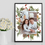 tablou „iarna în ramă” — o fotografie și un strop de poveste