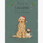 tablou personalizat de crăciun cu animalele de companie | dinviatata