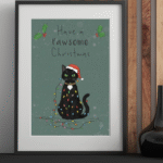 tablou personalizat de crăciun cu animalele de companie | dinviatata