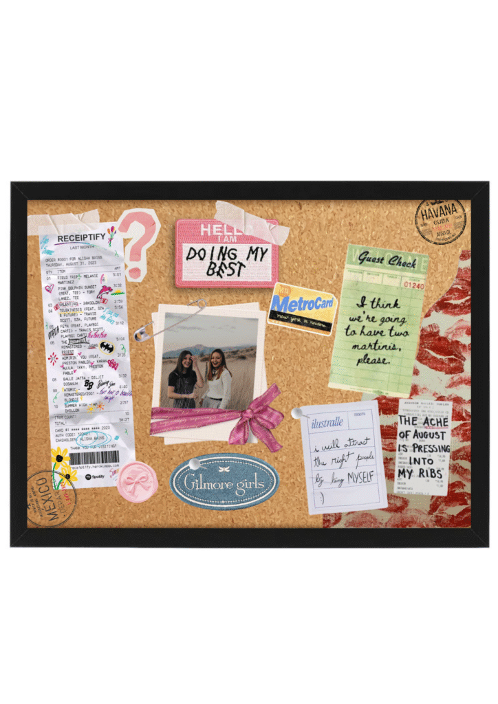 tablou „board ul amintirilor” — o bucată din viața ta | dinviatata