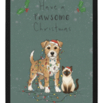 tablou personalizat de crăciun cu animalele de companie | dinviatata