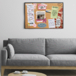tablou „board ul amintirilor” — o bucată din viața ta