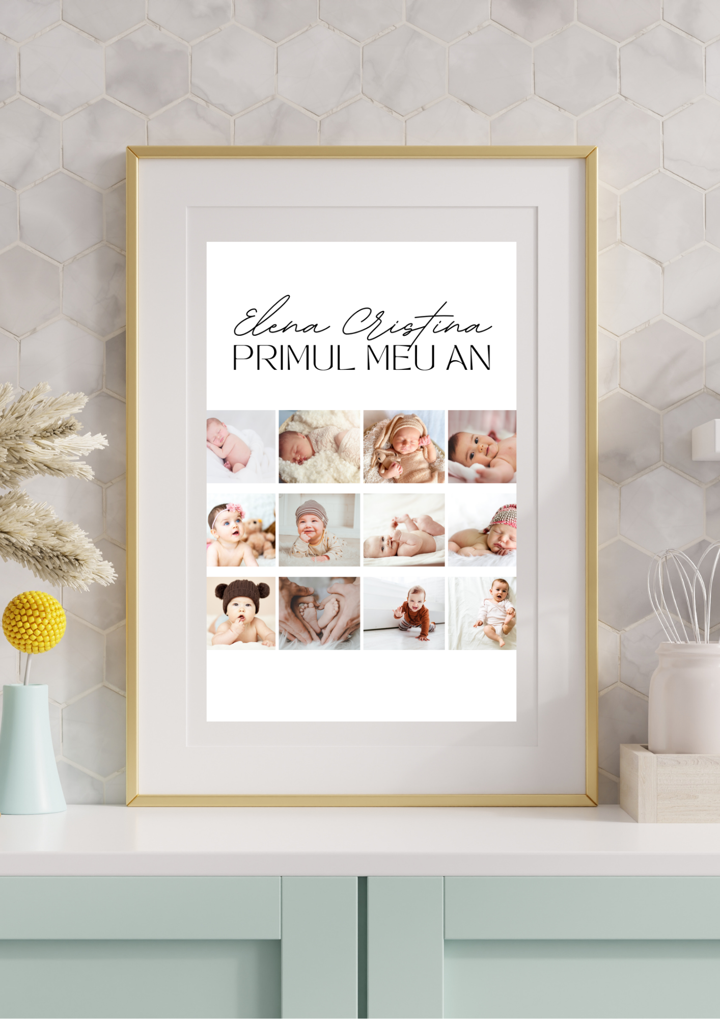 tablou „un an de minuni” — 12 luni, 12 amintiri