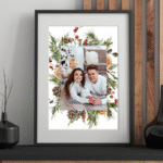 tablou „iarna în ramă” — o fotografie și un strop de poveste