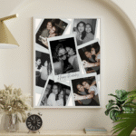 colaj „amintiri în 7 polaroiduri” — momente care rămân