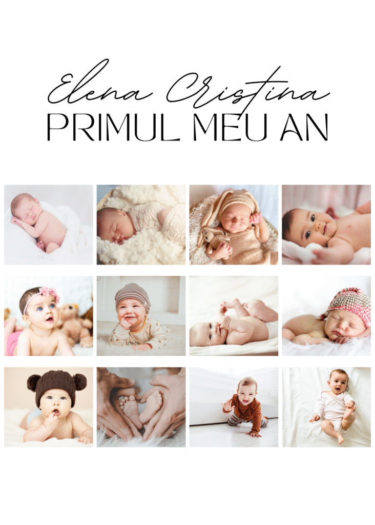 tablou „un an de minuni” — 12 luni, 12 amintiri