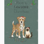 tablou personalizat de crăciun cu animalele de companie | dinviatata