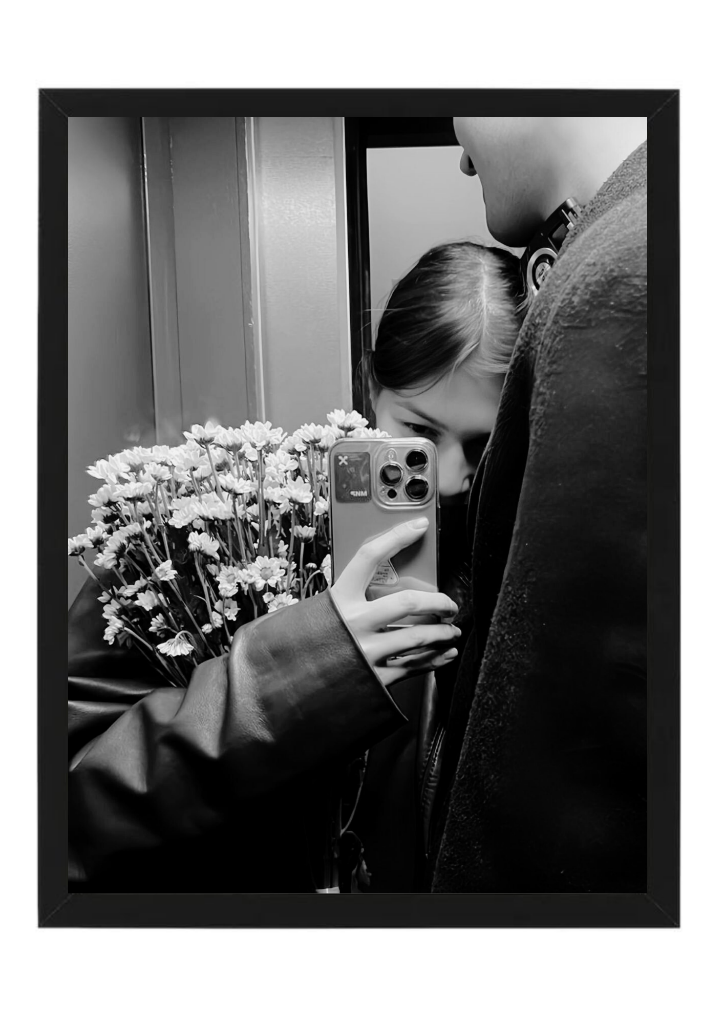 set 3 tablouri personalizate alb negru – emoții reale, design minimalist | dinviatata