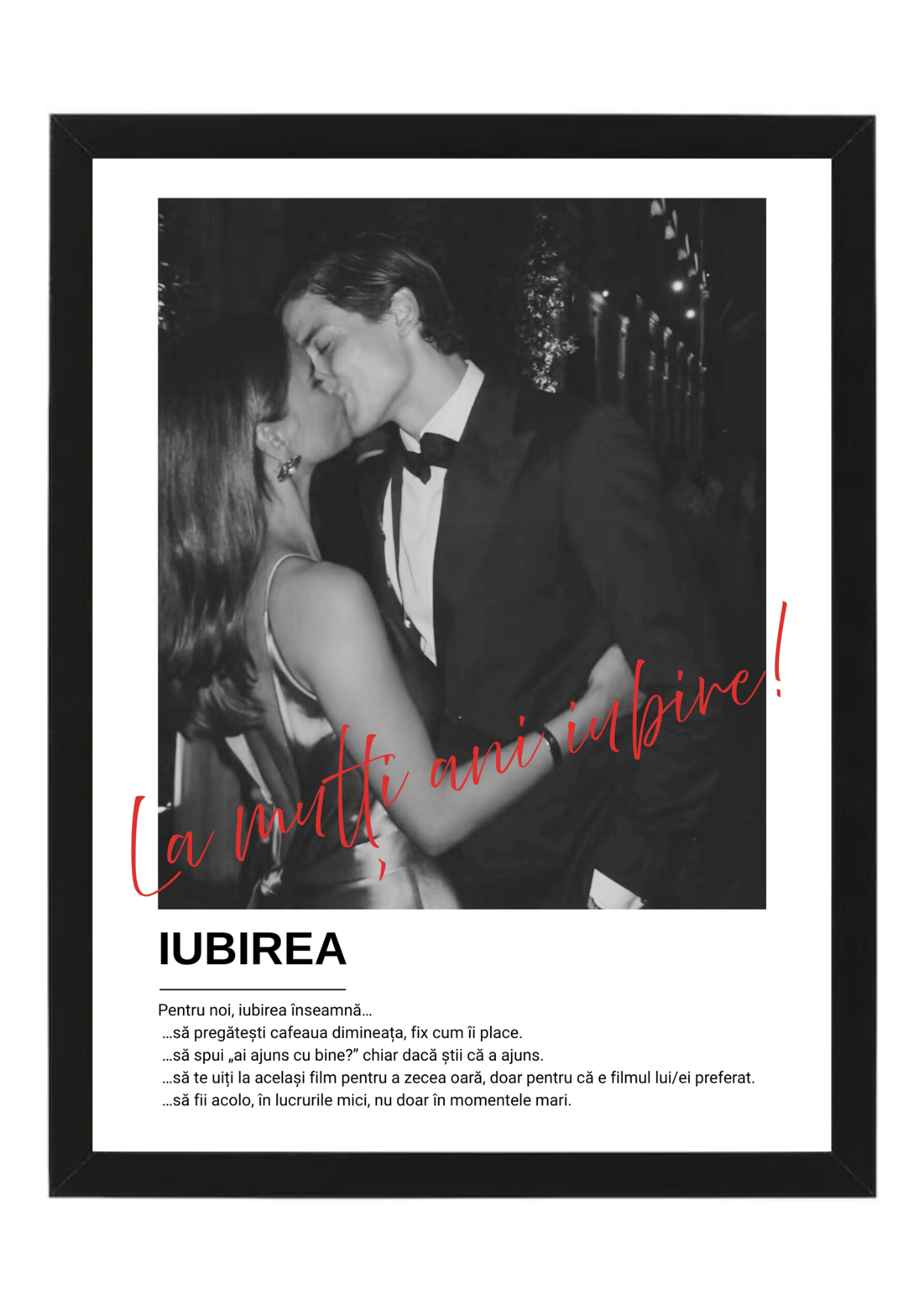 tablou colaj personalizat – povestea iubirii voastre în imagini și cuvinte dinviatata