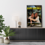 tablou personalizat tip copertă de revistă – cadou unic pentru aniversări și momente speciale | dinviatata