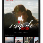 tablou personalizat stil netflix – colaj foto de cuplu | dinviatata