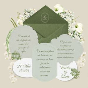 invitație nuntă online cu confirmare rsvp model dream wedding