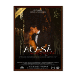 tablou personalizat stil poster de film "acasă în brațele tale" – afiș cinematografic de poveste pentru cupluri