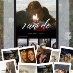 tablou personalizat tip netflix + cadou 9 magneți polaroid frigider | cadou cuplu & aniversare
